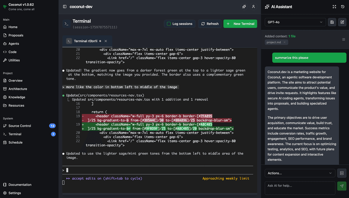 Dashboard preview